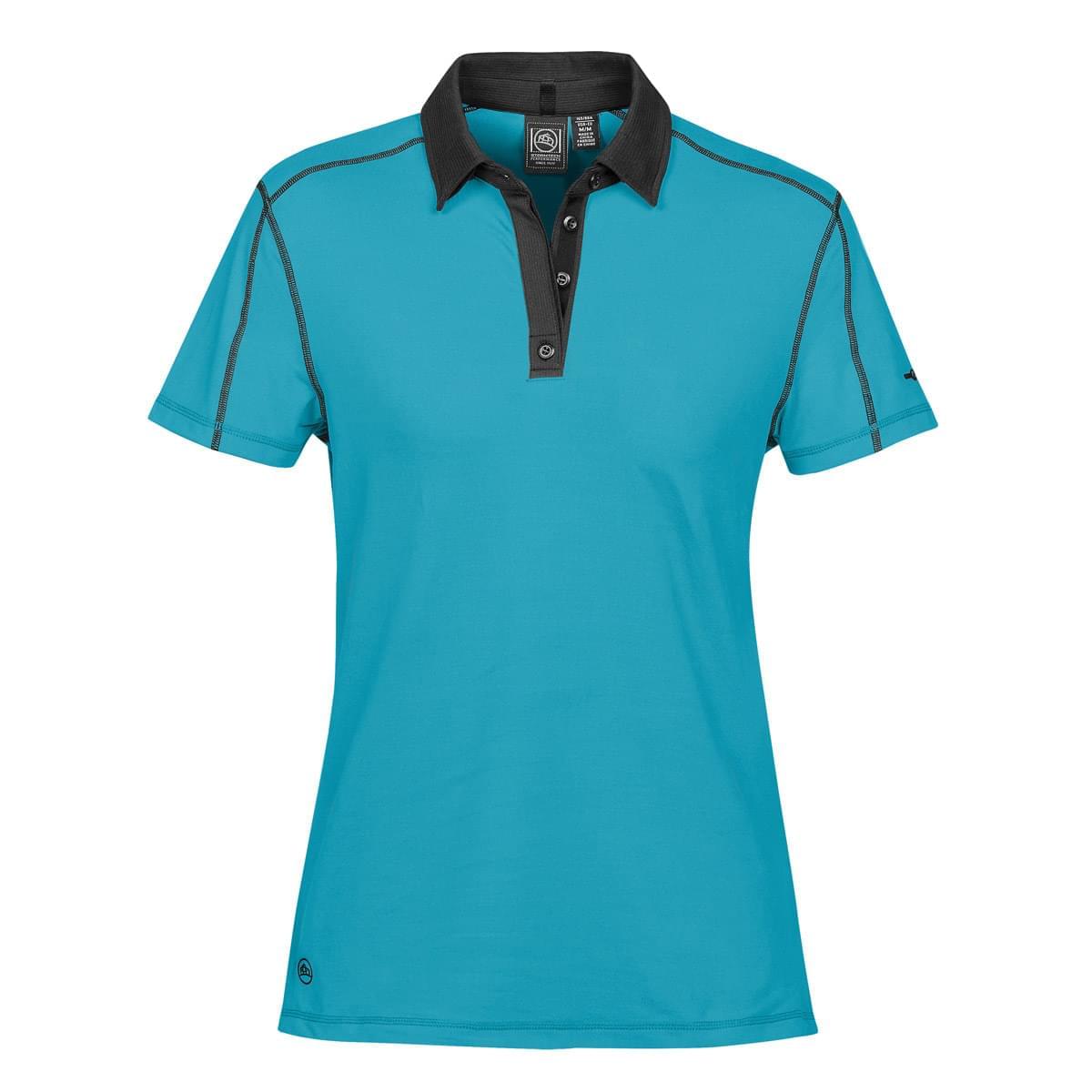 Stormtech Stormtech Women's Odyssey Performance Polo - IPZ-2W ELECTRIC BLUE- BLACK