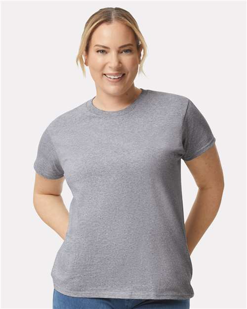 Gildan Women's Ultra Cotton® T-Shirt - 2000L Sport Grey