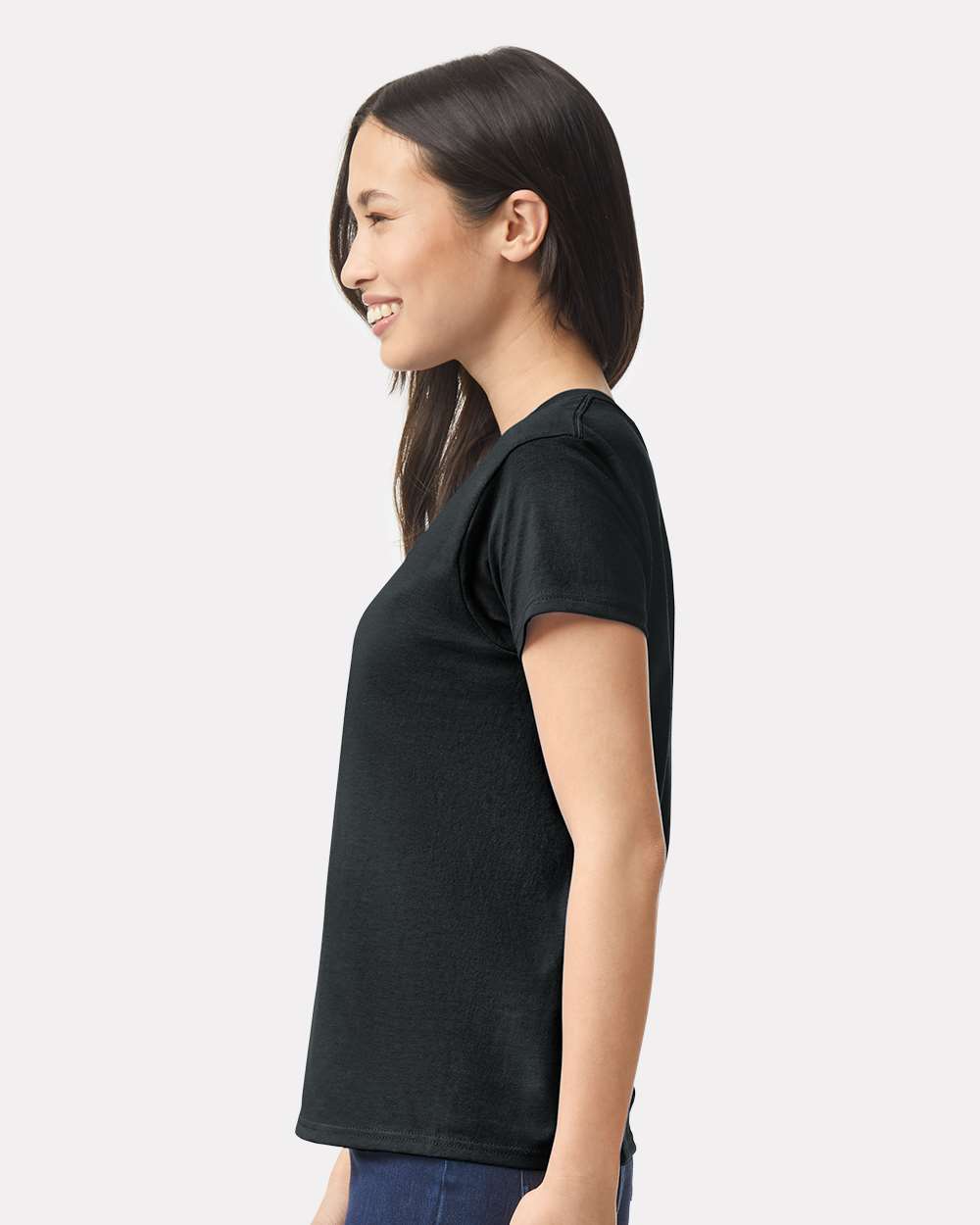 Gildan Women's Ultra Cotton® T-Shirt - 2000L Black