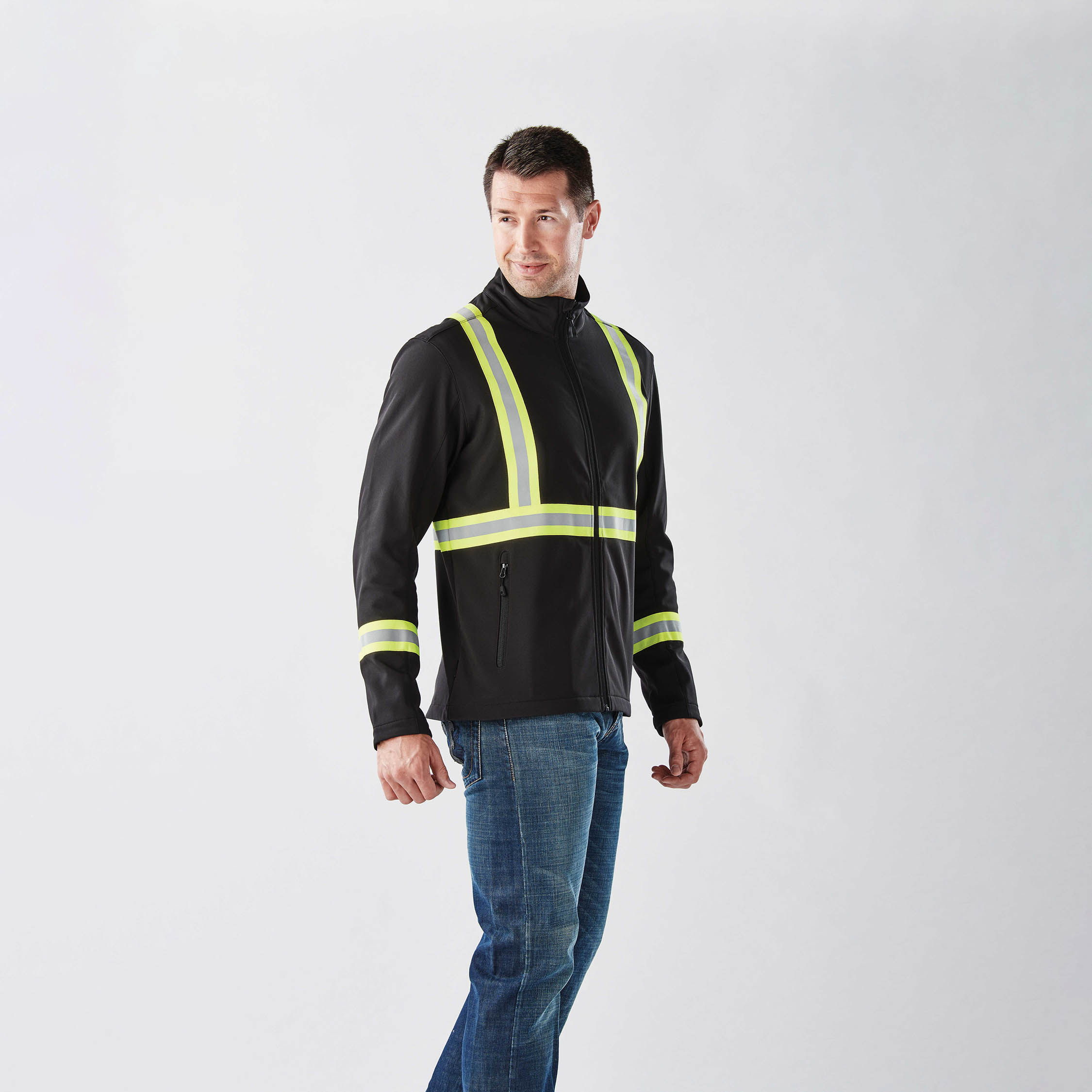 Stormtech Stormtech Men's Orbiter Reflective Softshell Jacket - KSB-1R 